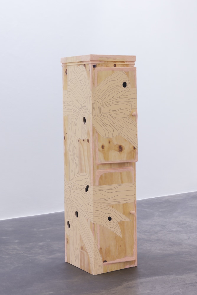 Hannah Fitz

Pinocchio&amp;rsquo;s Bitter End (Being Real)
2022

wood, paint, graphite

164.5 x 42 x 55 cm / 64.8 x 16.5 x 21.7 in