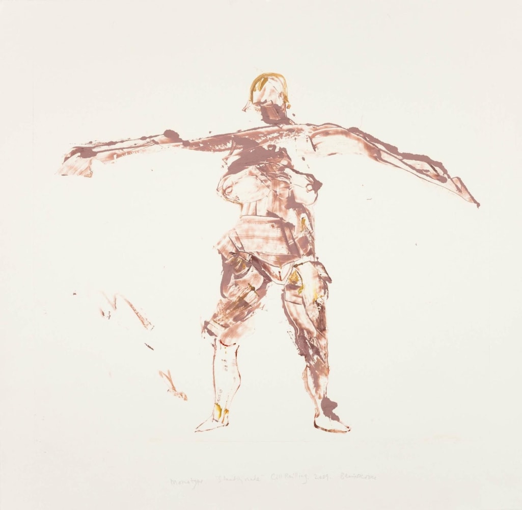 Barrie Cooke  Standing Nude Cill Rialaig