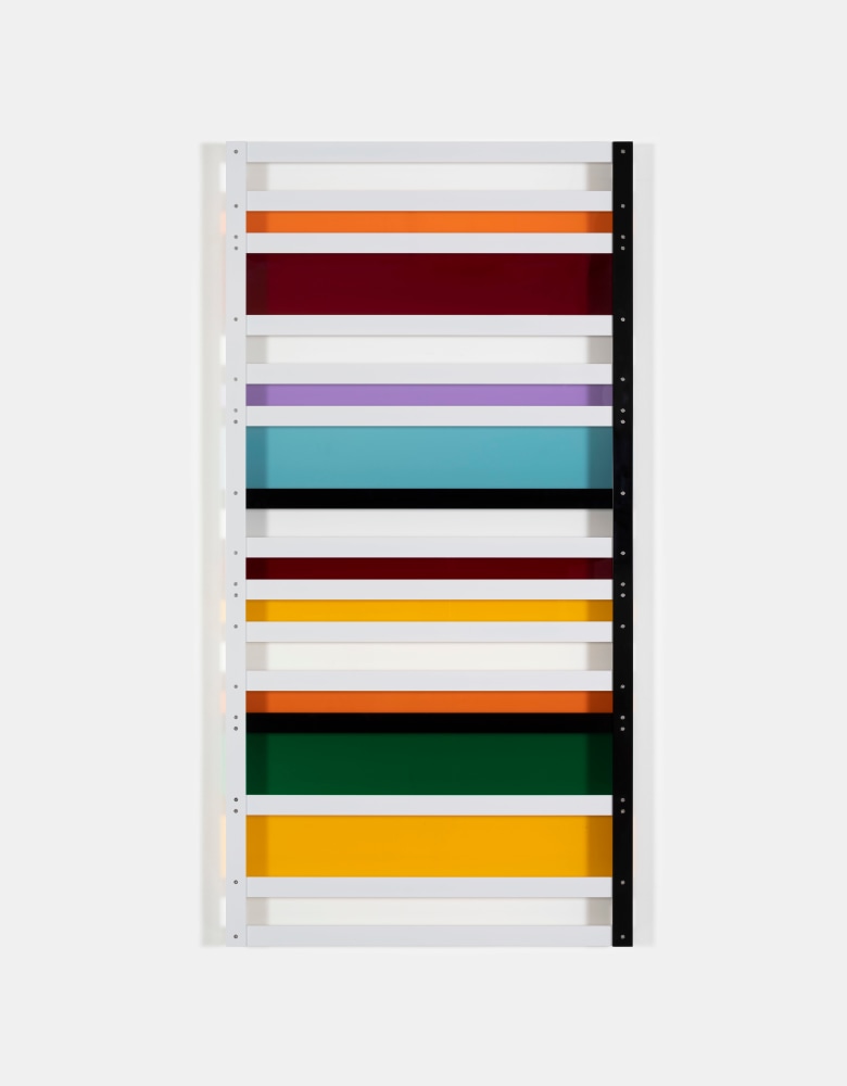 Acceptance Screen,&amp;nbsp;2014

powder-coated aluminium, transparent Plexiglas, wall-mounted screen structure

200 x 100 x 7.5 cm / 78.7 x 39.4 x 3 in