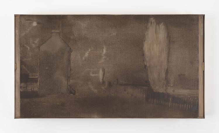 Merlin James
Night, 2019-2020
ashes on cotton duck
66 x 114.7 cm / 26 x 45.2 in&amp;nbsp;