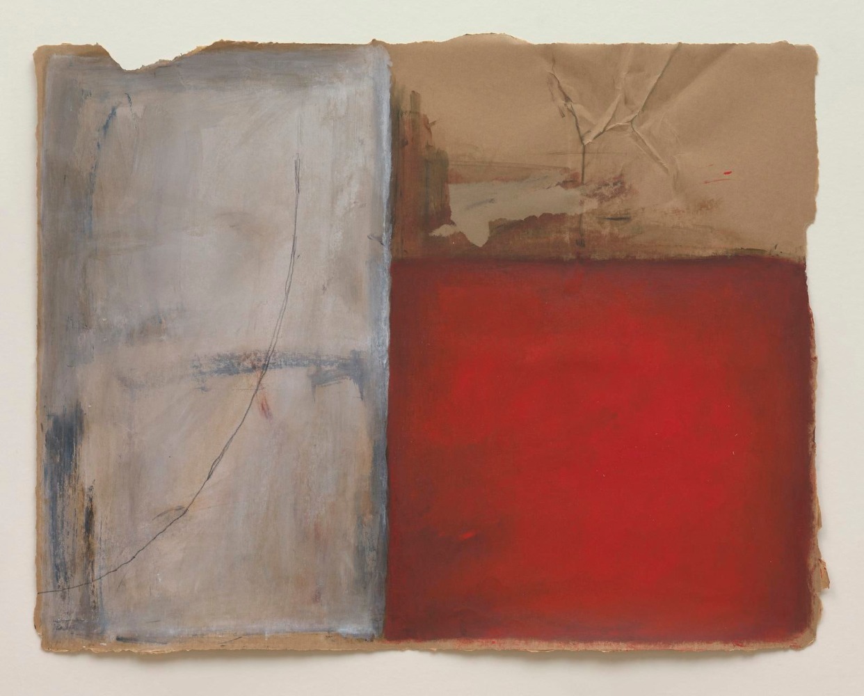 Guggi
Broken 7d, 2019
acrylic and graphite on brown paper and perspex frame
62.5 x 81 cm / 24.6 x 31.9 in paper size&amp;nbsp;