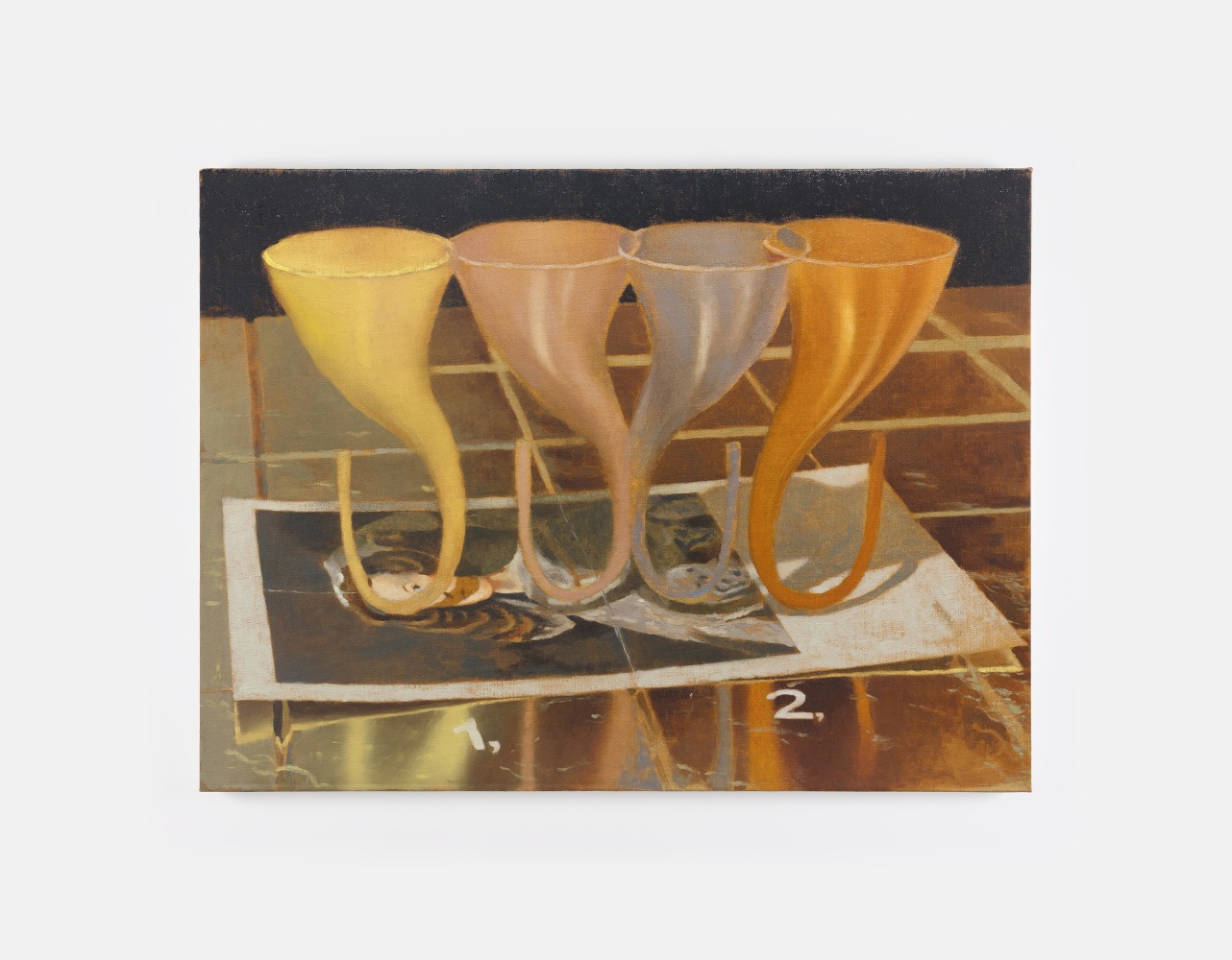 Robin Megannity

at the mouth, at the throat, 2025

Oil on linen

45.7 x 61 cm