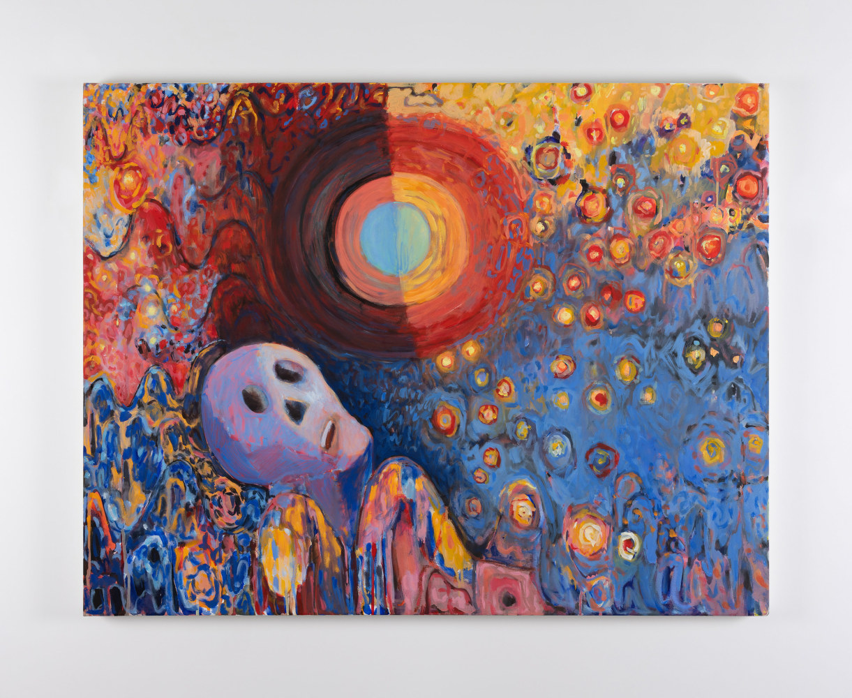 My atoms are your atoms,&amp;nbsp;2020-21
water-based oil on canvas
70 x 90&amp;nbsp;cm / 27.6 x 35.4&amp;nbsp;in