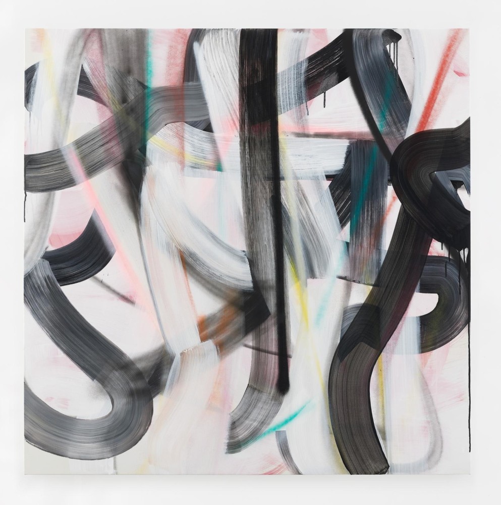 Liliane Tomasko
Hold on to Yourself: 6/22/2020, 2020
acrylic and acrylic spray on linen
160.02 x 160.02 cm / 63 x 63 in