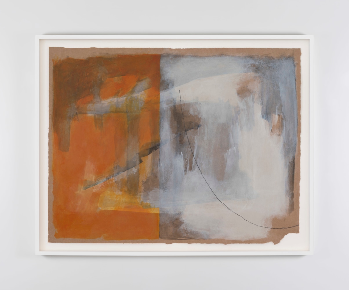 Guggi
Broken 2d, 2023
acrylic and graphite on brown paper
69.7 x 88 cm / 27.4 x 34.6 in framed