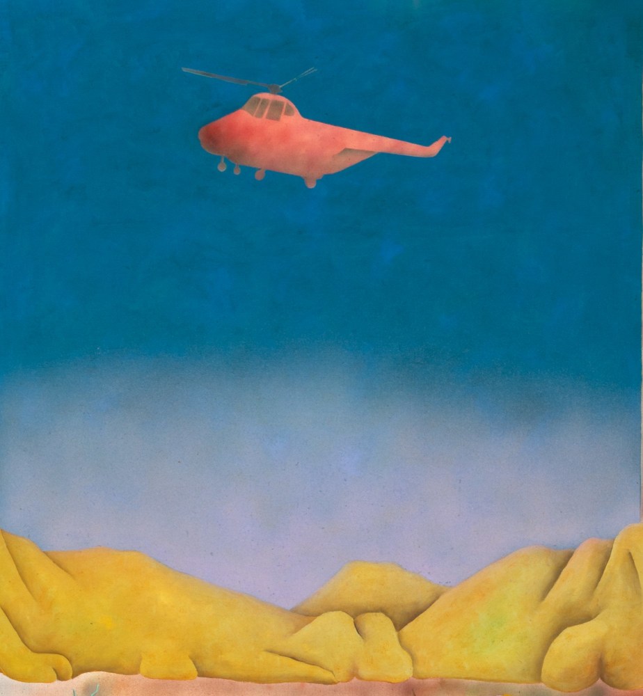 Stephen McKenna

Tree with Helicopter
1968

oil and acrylic on canvas

180.7 x 134.4 cm / 71.1 x 52.9 in&amp;nbsp; &amp;nbsp;