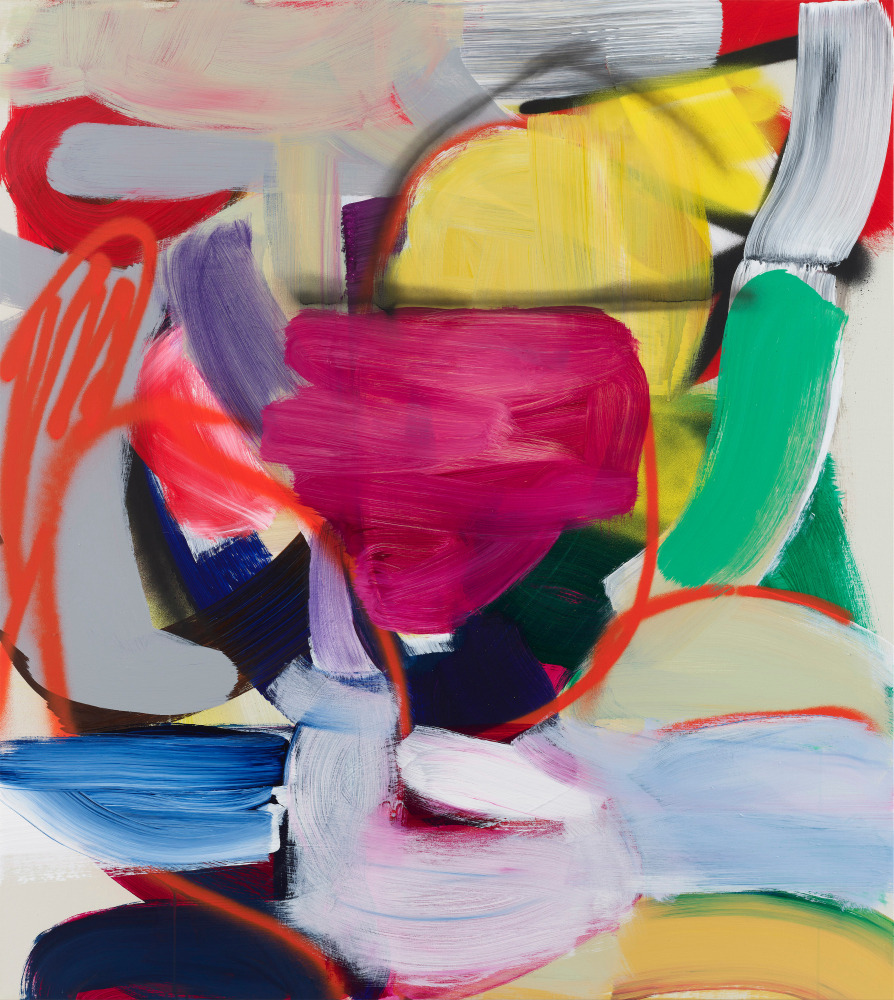 Liliane Tomasko
Portrait of the Self (hiding behind a cloud of magenta), 2022
acrylic and acrylic spray on linen
142.2 x 127 cm / 56 x 50 in &amp;nbsp;