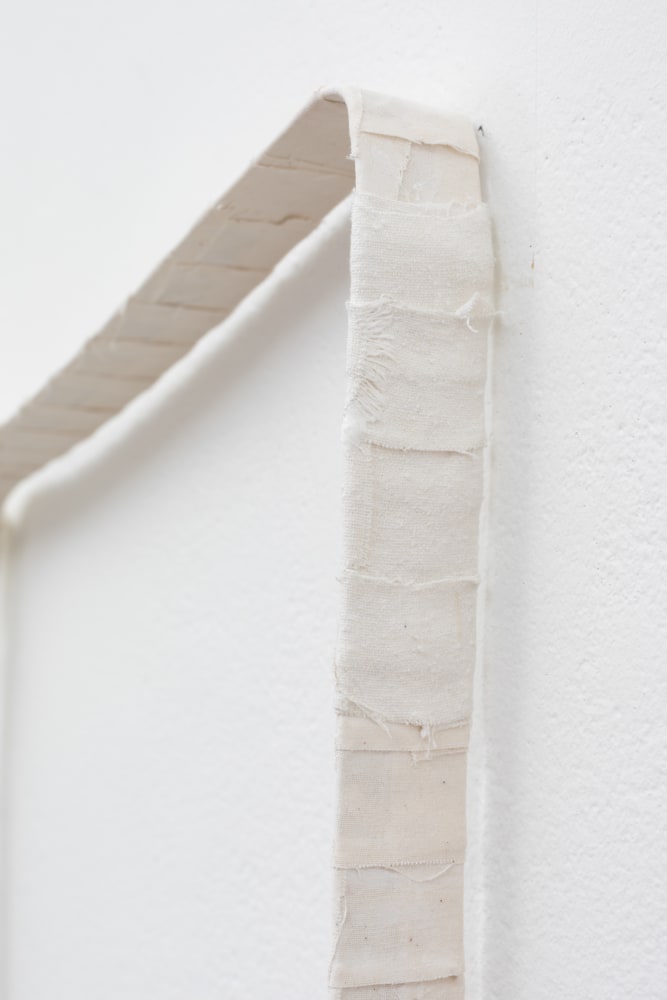 Aleana Egan
Sky Song
2023
four wall elements
card, tape, noil, cotton, papier m&amp;acirc;ch&amp;eacute;, twine, split pins
155 x 130 cm / 61 x 51.2 in total