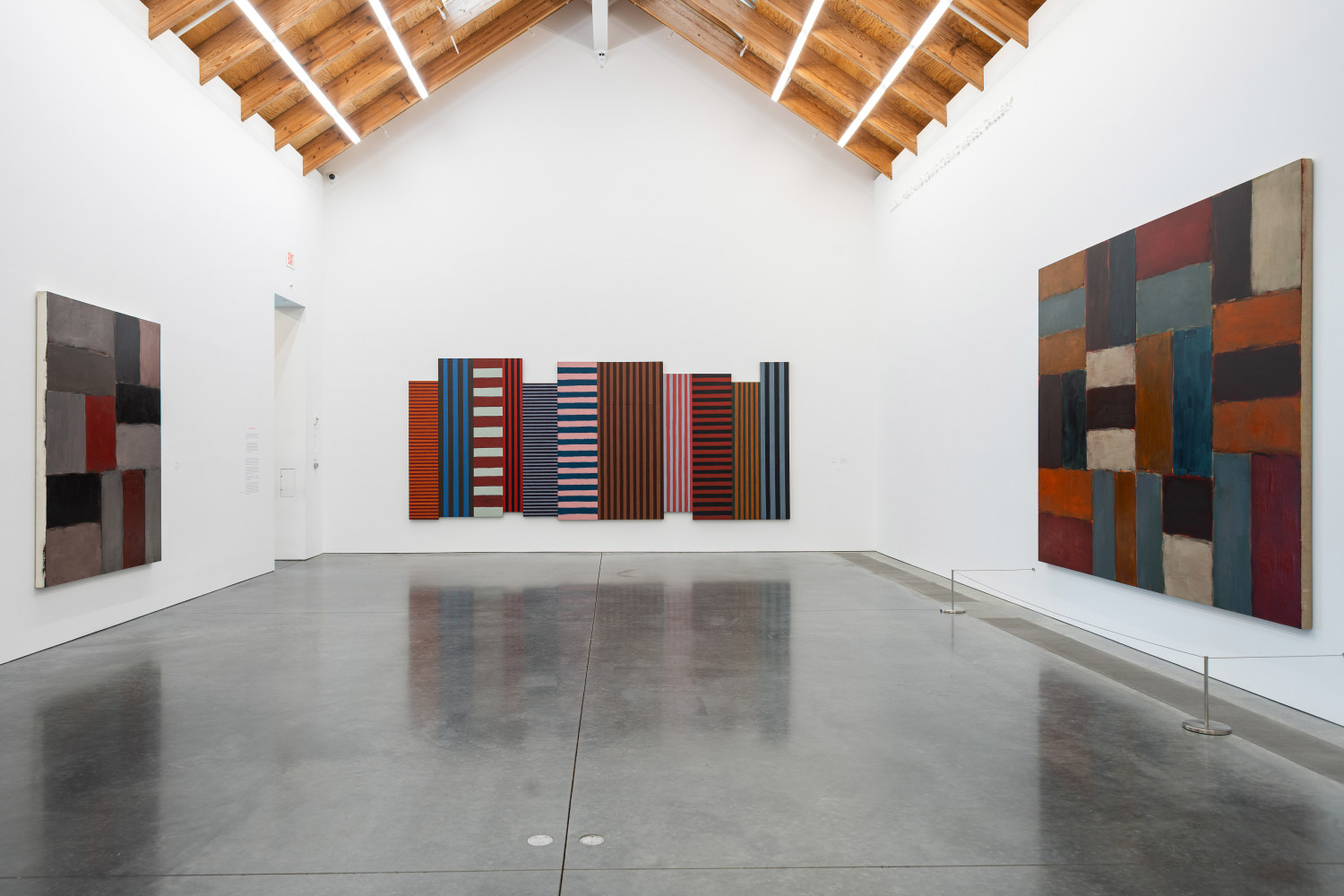 Sean Scully:
The Albee Barn, 2025
Montauk at the Parrish Art Museum, Water Mill, NY
Photo: &amp;copy; Gary Mamay