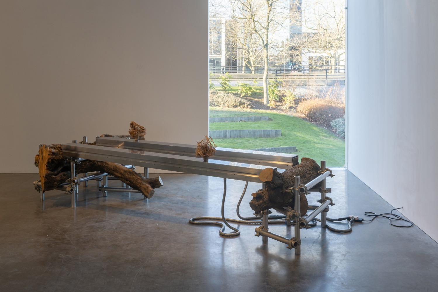 Installation view of works by Siobh&amp;aacute;n Hapaska at Trickster Figures:&amp;nbsp;Sculpture and the Body, MK Gallery, Milton Keynes, UK.&amp;nbsp;4 February &amp;ndash; 7 May 2023. Photo by Rob Harris