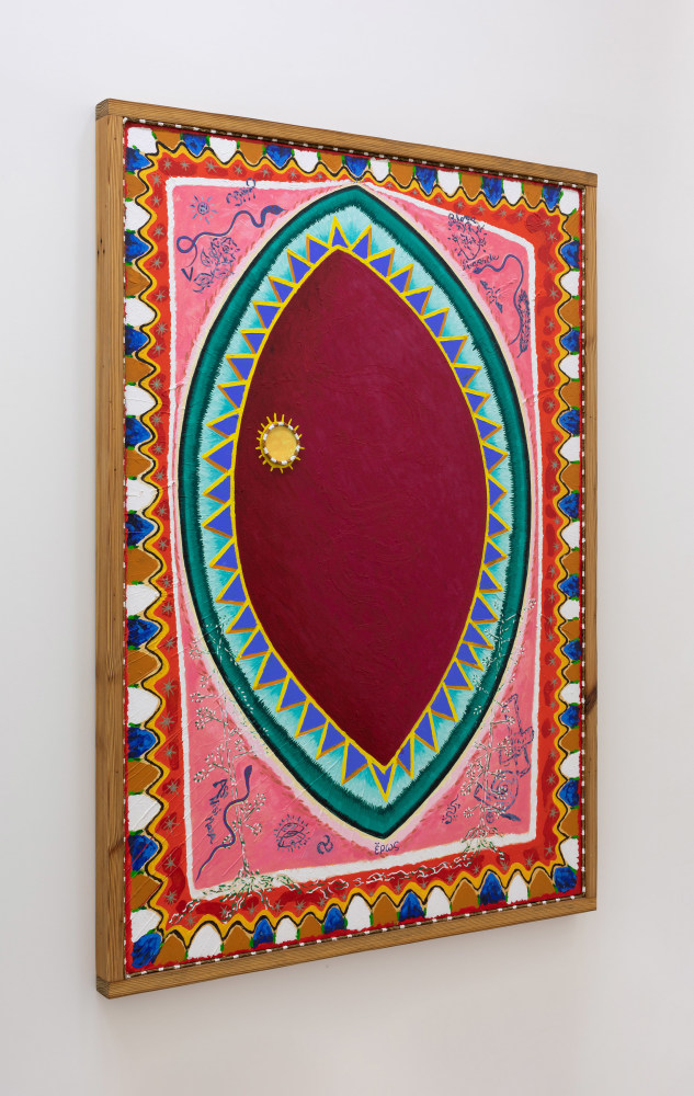 Cycles of Existential Rhyme,&amp;nbsp;2020-21
oil, rope, nails and wood on canvas&amp;nbsp;
180.3 x 129.5 cm / 71 x 51 in&amp;nbsp;