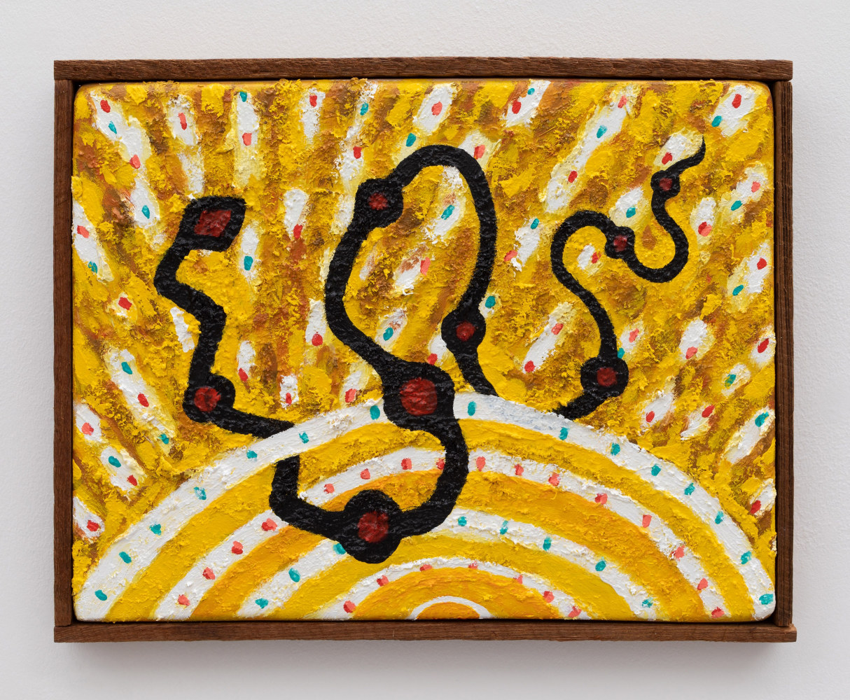 Daniel Rios Rodriguez
Wriggle,&amp;nbsp;2020
oil on wood with wood frame
39.4 x 30.5 cm / 15.5 x 12 in