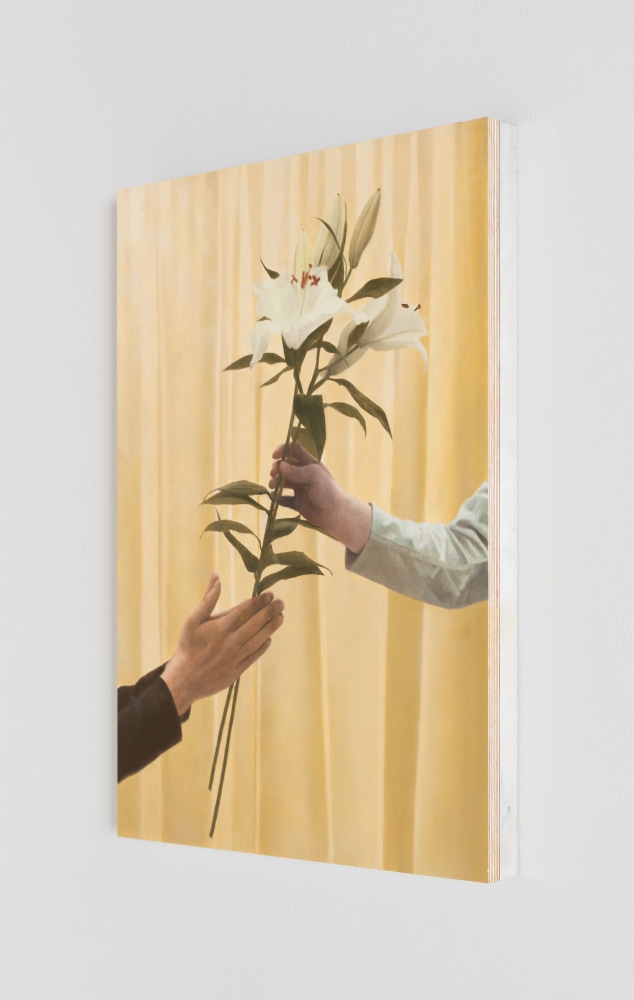 Paul Winstanley&amp;nbsp;
Lilies 2 (After Filippo Lippi),&amp;nbsp;2019
oil on gesso on panel
48 x 34 X 3.2 cm / 18.9 x 13.4 X 1.3 in&amp;nbsp;
