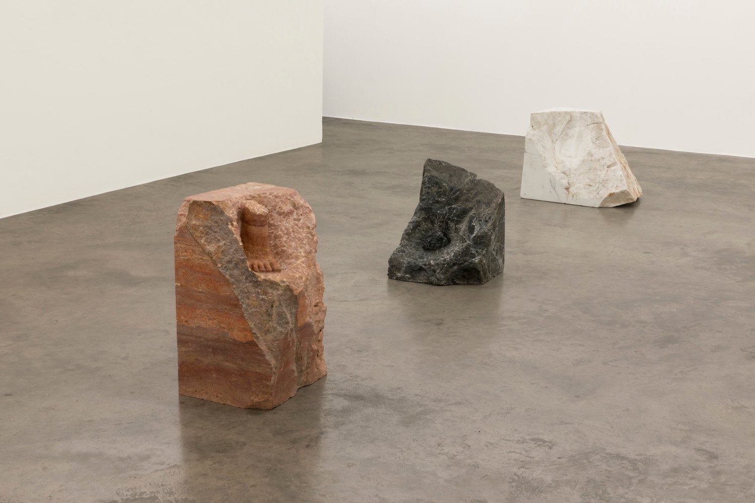 Dorothy Cross&amp;nbsp;

Tread, 2023

Hand-carved Marble, Travertine, Quartzite

12 different stones from 12 different international locations

dimensions variable

Tia Collection