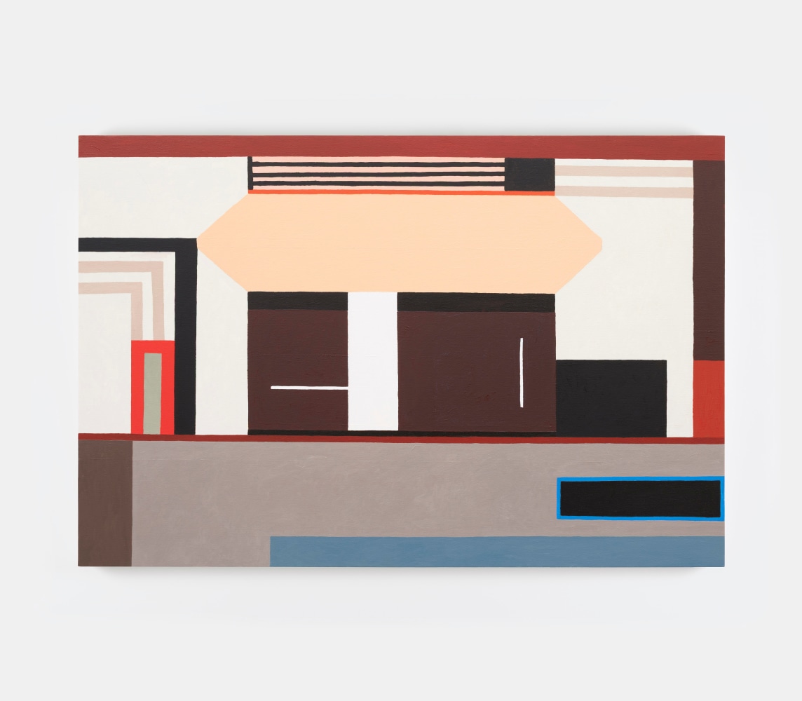 Nathalie Du Pasquier&amp;nbsp;

coming back from Egypt 1,&amp;nbsp;2024

oil on canvas

100 x 150 cm / 39.4 x 59.1 in&amp;nbsp; &amp;nbsp;