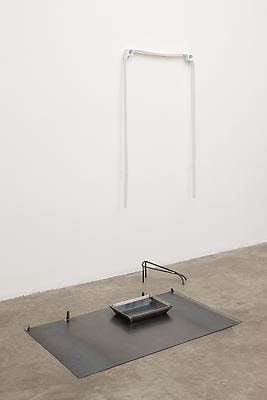 Aleana Egan
The garden walls, 2013
card, tape, filler, paint, varnish, steel
dimensions variable

&amp;nbsp;