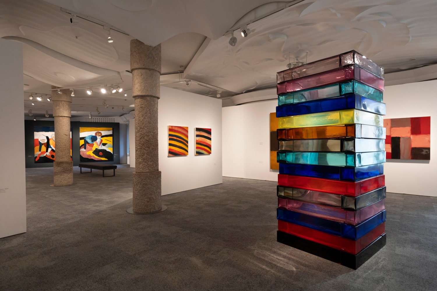 Sean Scully, installation view, La Pedrera, Barcelona, 14 March – 6 July 2025