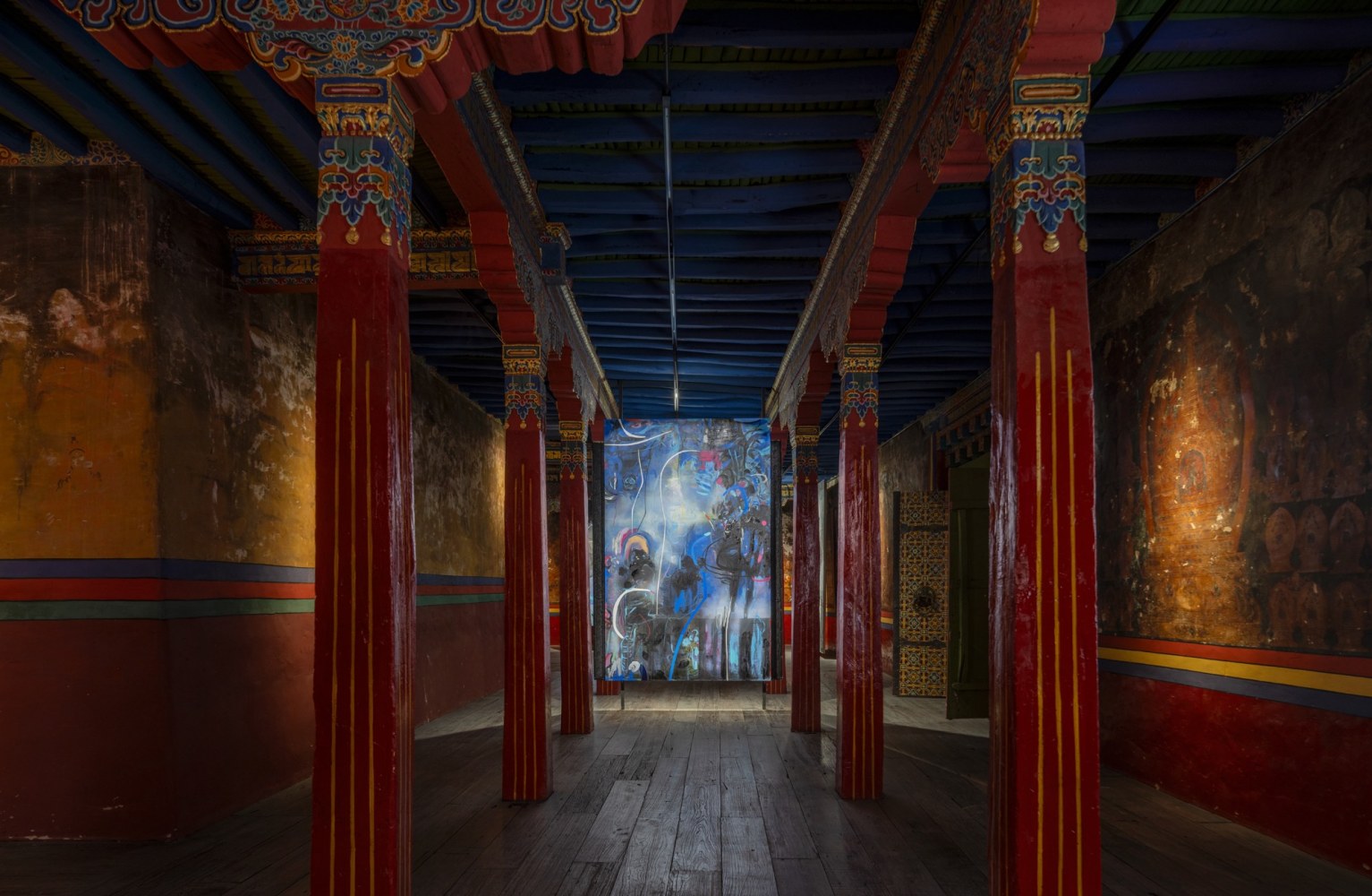 Zhou Li
Four Seaons, 2024.
curated by Liyu Sheng
Jebum-Gang Art Center, Lhasa, Tibet