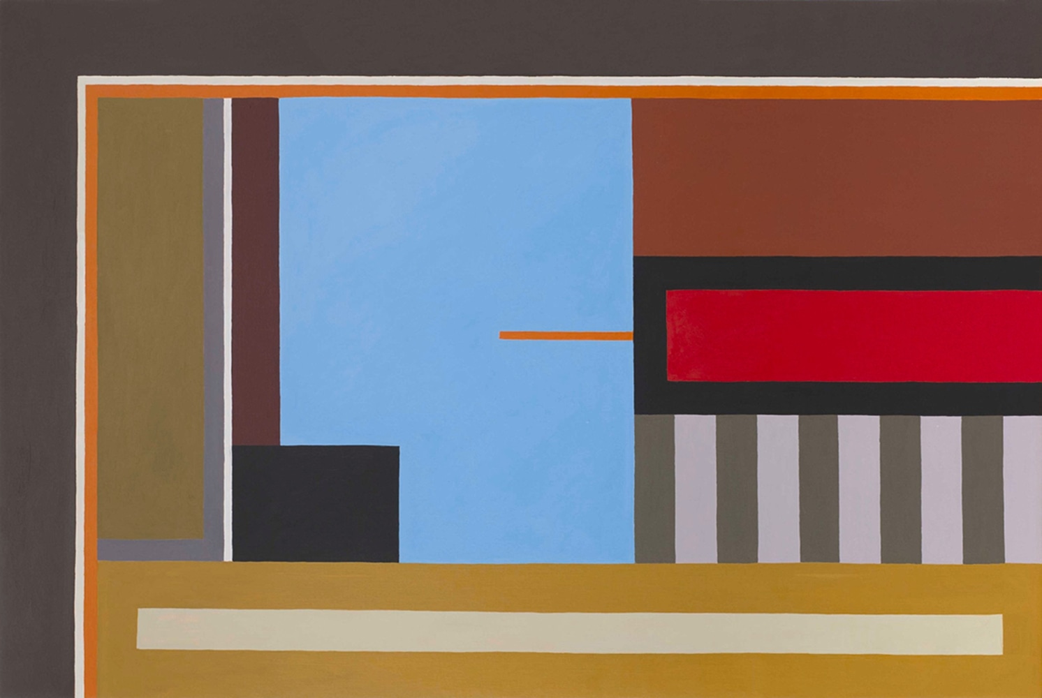 Nathalie Du Pasquier,&amp;nbsp;Untitled, 2021, oil on canvas, 150x200cm. Courtesy the Artist.