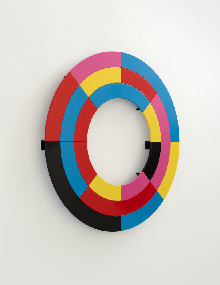Liam Gillick&amp;nbsp;

Vivd Production Cycle,&amp;nbsp;2025

powder-coated aluminium

70 x 70 x 5 cm / 27.6 x 27.6 x 2 in&amp;nbsp;