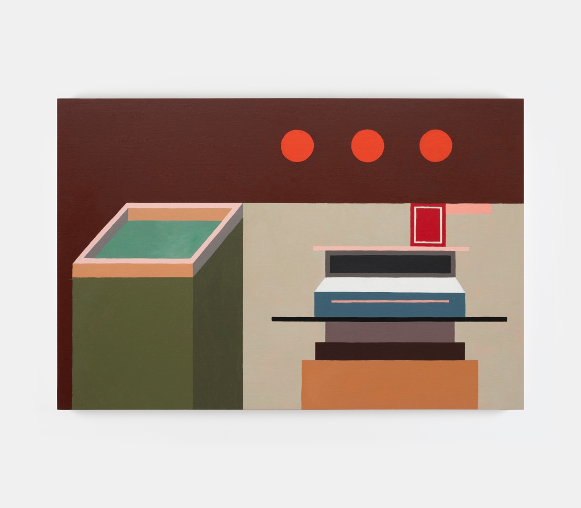 Nathalie Du Pasquier&amp;nbsp;

coming back from Egypt 2,&amp;nbsp;2024

oil on canvas

100 x 150 cm / 39.4 x 59.1 in