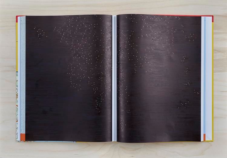 Kathy Prendergast
Atlas 97 ZAKINTHOS-ATHINA, 2016
AA Road Atlas of Europe, ink
30.5 x 43.5 x 1 cm / 12 x 17.1 x .4 in