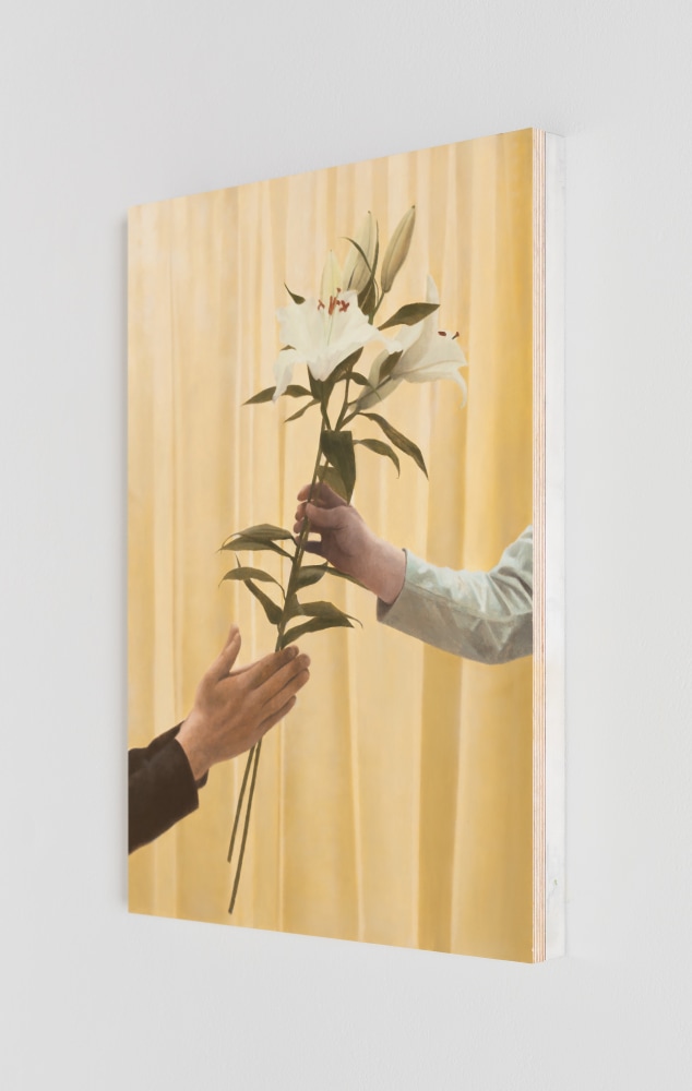 Paul Winstanley&amp;nbsp;
Lilies 2 (After Filippo Lippi),&amp;nbsp;2019
oil on gesso on panel
48 x 34 cm / 18.9 x 13.4 in&amp;nbsp;