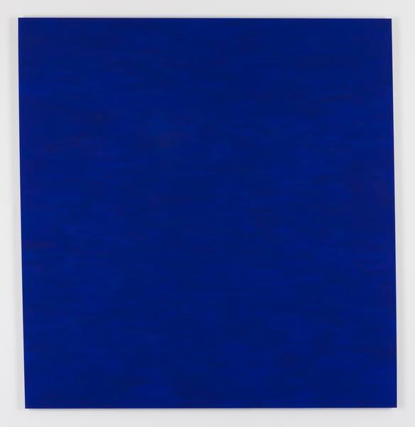 Callum Innes,&amp;nbsp;Ultramarine&amp;nbsp;Blue, 2017, Gouache on Aluminium, 180 x 175 cm / 70.9 x 68.9 in&amp;nbsp;&amp;nbsp;