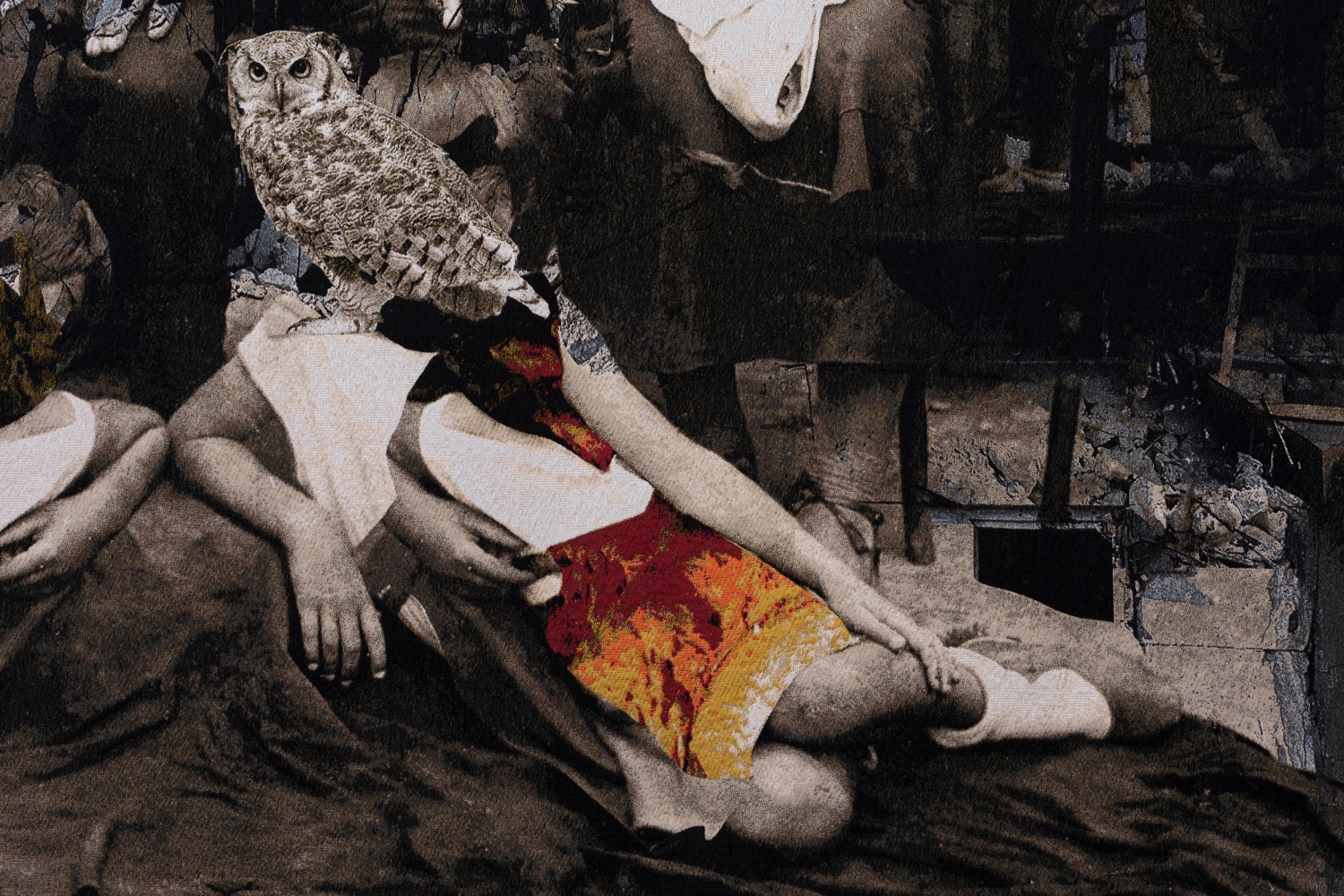 Ailbhe N&amp;iacute; Bhriain
Interval VI, 2023
Jacquard tapestry, cotton, wool, silk, Lurex, edition of 3 + 2AP
294.5 x 408 cm / 115.9 x 160.6 in&amp;nbsp; &amp;nbsp;