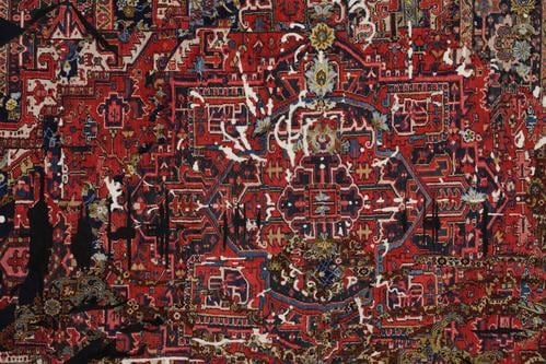 Eoin Mc Hugh,&amp;nbsp;The skies will be friendlier then, 2014,&amp;nbsp;wool and mixed media,&amp;nbsp;306 x 492 cm / 120.5 x 193.7 in&amp;nbsp;&amp;nbsp;