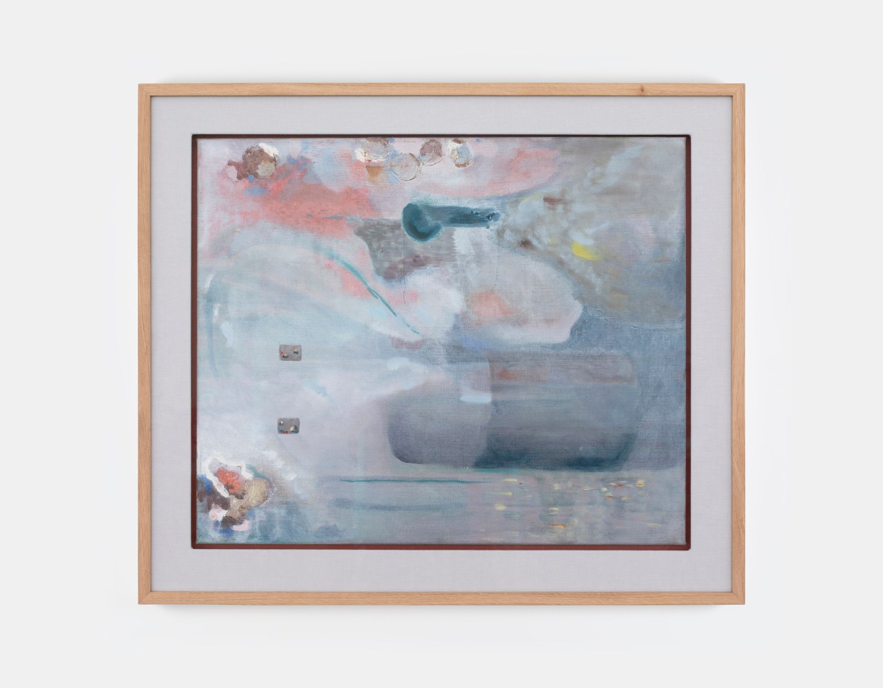 Aleana Egan&amp;nbsp;

sift (liquid),&amp;nbsp;2023

mixed media on canvas&amp;nbsp; with solid American white oak and linen mount&amp;nbsp;

63.7. x 74 x 6 cm / 25.1 x 29.1 x 2.4 in framed

&amp;nbsp;