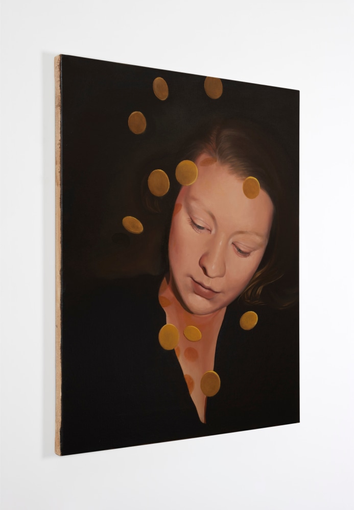 Vanessa Jones
Dana&amp;euml; (self-portrait),&amp;nbsp;2023
oil on linen
50 x 40 cm / 19.7 x 15.7 in