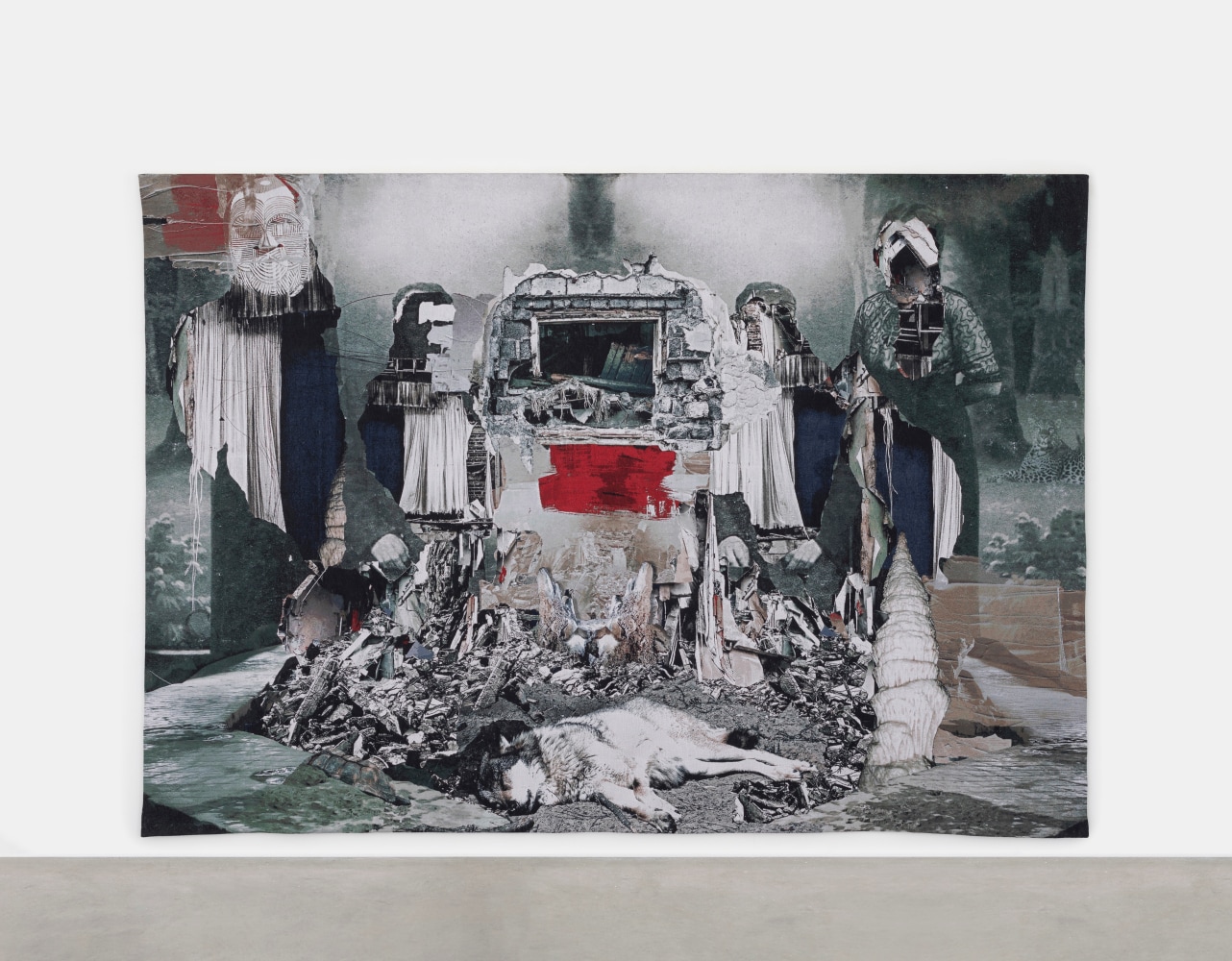 Ailbhe N&amp;iacute; Bhriain&amp;nbsp;

Interval VII,&amp;nbsp;2025

Jacquard tapestry, cotton, wool, silk, edition of 3 + 2AP

280 x 406.5 cm / 110.2 x 160 in&amp;nbsp; &amp;nbsp;