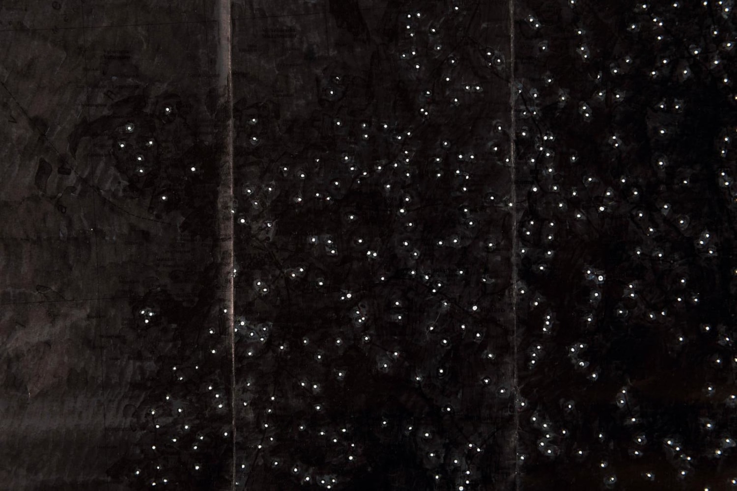 Kathy Prendergast,&amp;nbsp;BLACK MAP SERIES (Finland) detail,&amp;nbsp;2009 Ink on printed map, 99.2 x 129.2 cm / 39.1 x 50.9 in&amp;nbsp; &amp;nbsp;