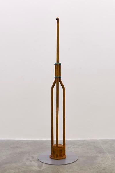 Aleana Egan,&amp;nbsp;The nights are still there, 2017, steel, 238 x 70 x 70 cm / 93.7 x 27.6 x 27.6 in&amp;nbsp;