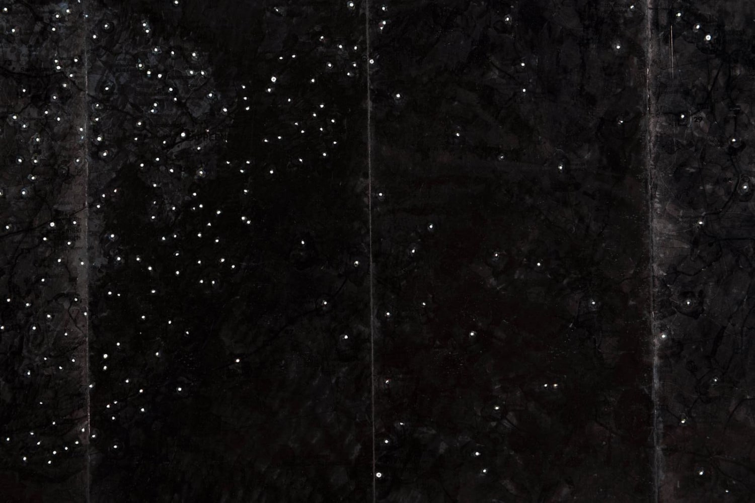 Kathy Prendergast,&amp;nbsp;BLACK MAP SERIES (Finland) detail,&amp;nbsp;2009 Ink on printed map, 99.2 x 129.2 cm / 39.1 x 50.9 in&amp;nbsp; &amp;nbsp;