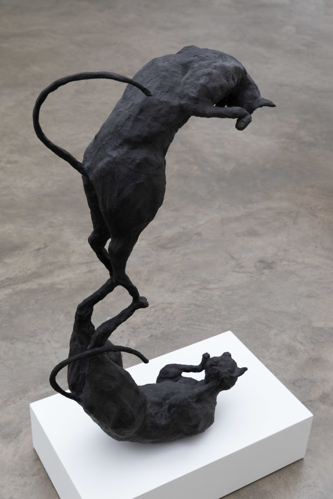 Andy Fitz
Cats VI,&amp;nbsp;2021
wire, card, tape, plaster bandage, pigmented jesmonite
94 x 21 x 50&amp;nbsp;cm / 37 x 8.3 x 19.7 in

&amp;nbsp;