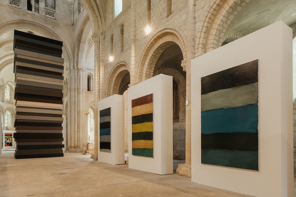 Sean Scully, &amp;Eacute;glise Saint-Nicolas de Caen, installation view, Normandie Impressioniste 2024, 21 June &amp;mdash; 29 September 2024