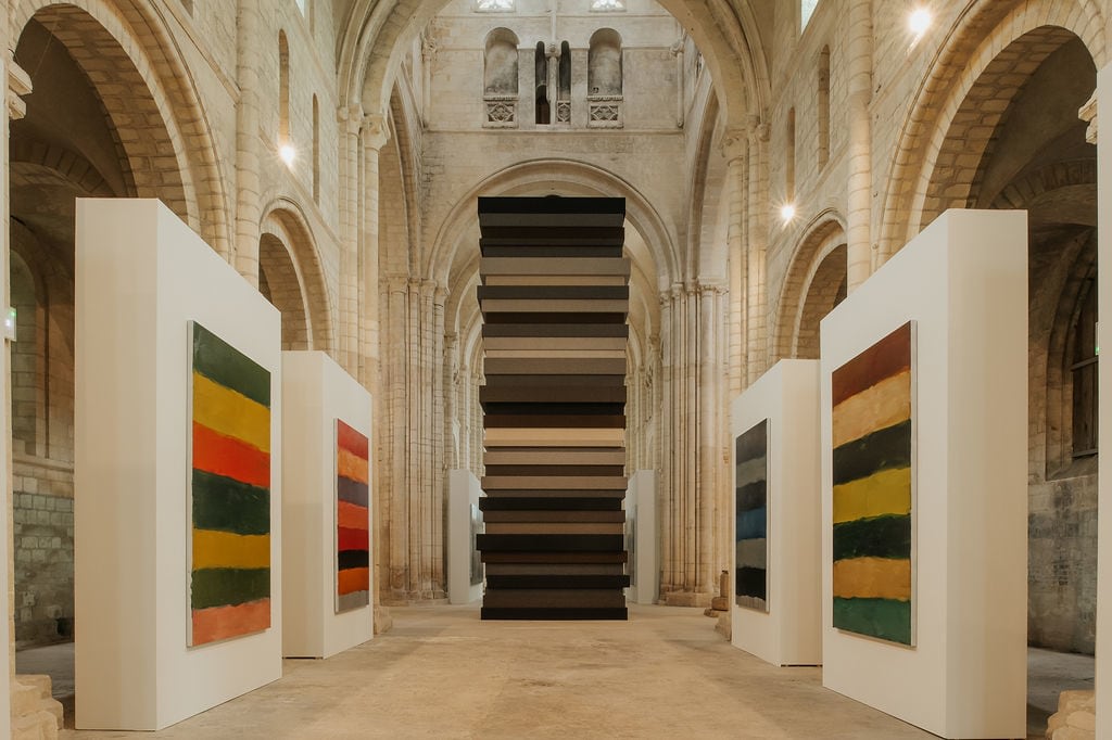 Sean Scully, &amp;Eacute;glise Saint-Nicolas de Caen, installation view, Normandie Impressioniste 2024, 21 June &amp;mdash; 29 September 2024
