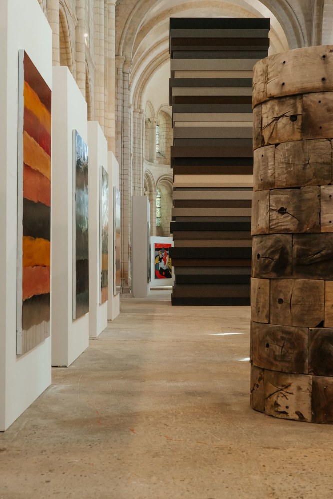 Sean Scully, &amp;Eacute;glise Saint-Nicolas de Caen, installation view, Normandie Impressioniste 2024, 21 June &amp;mdash; 29 September 2024