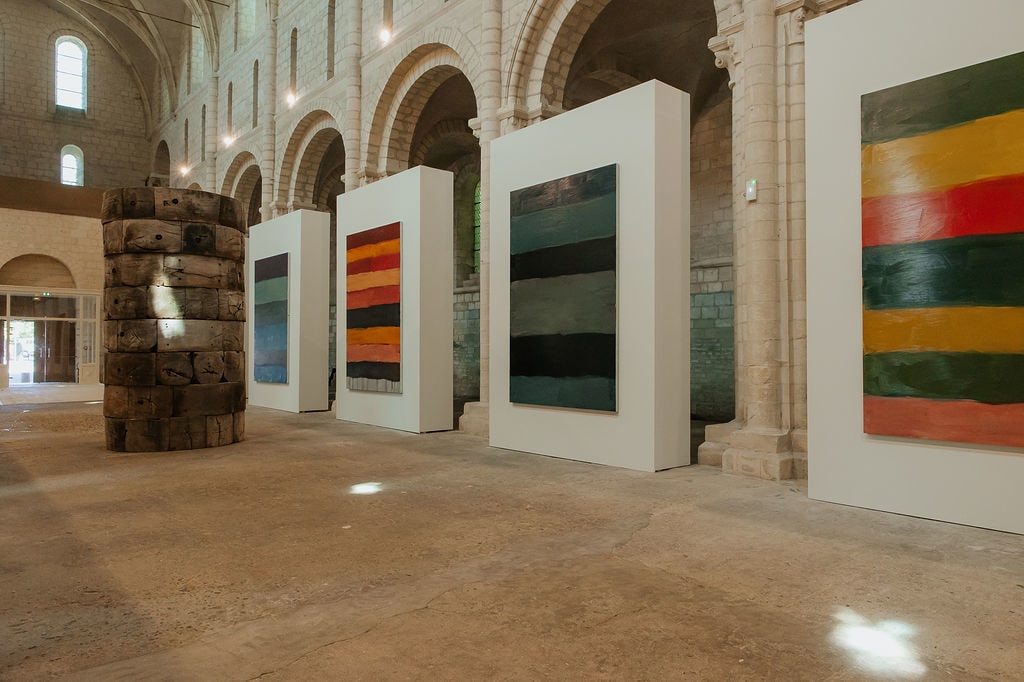 Sean Scully, &amp;Eacute;glise Saint-Nicolas de Caen, installation view, Normandie Impressioniste 2024, 21 June &amp;mdash; 29 September 2024