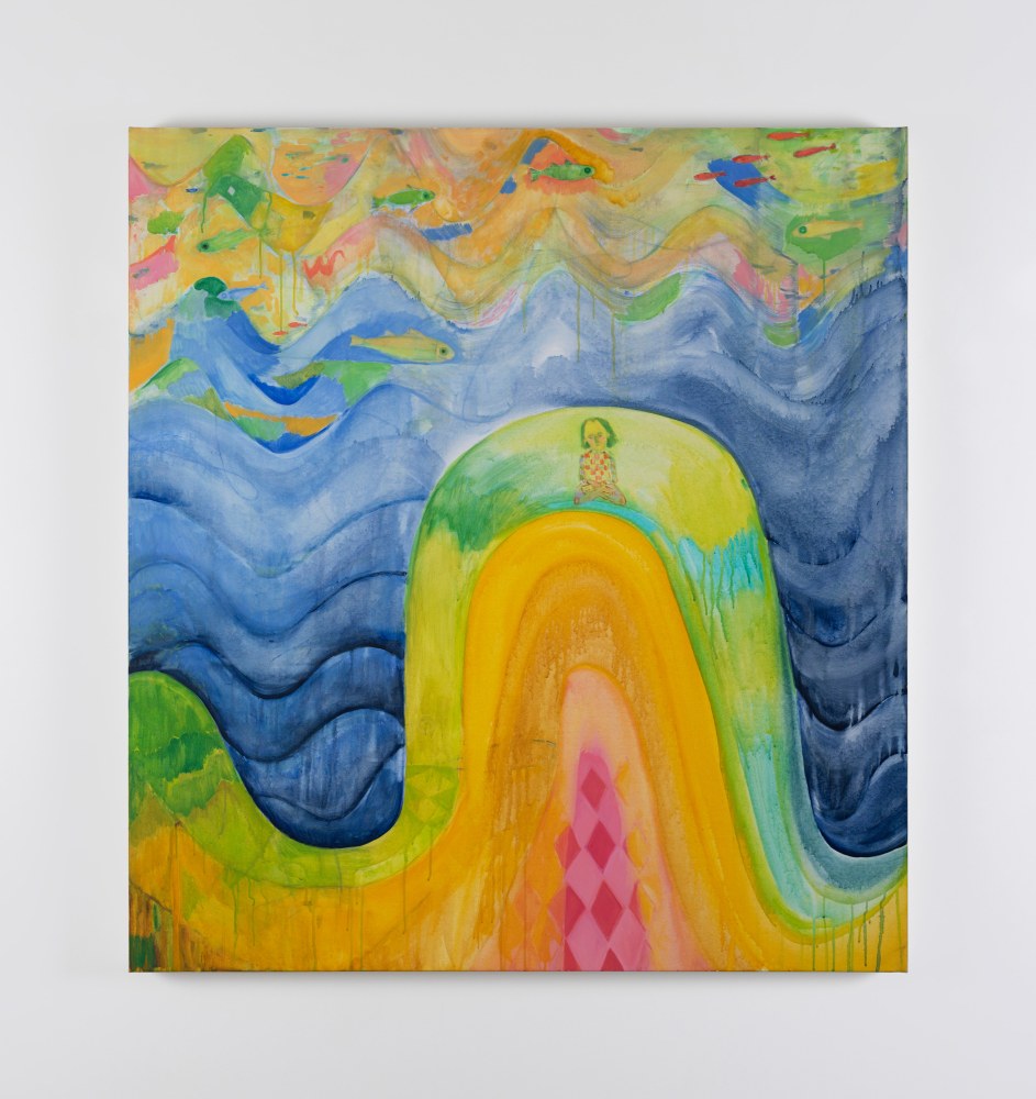 Isabel Nolan, &amp;lsquo;He could see behind himself&amp;rsquo; (St Columba), 2022, water-based oil on canvas, 130 x 120 cm / 51.2 x 47.2 in&amp;nbsp; &amp;nbsp;