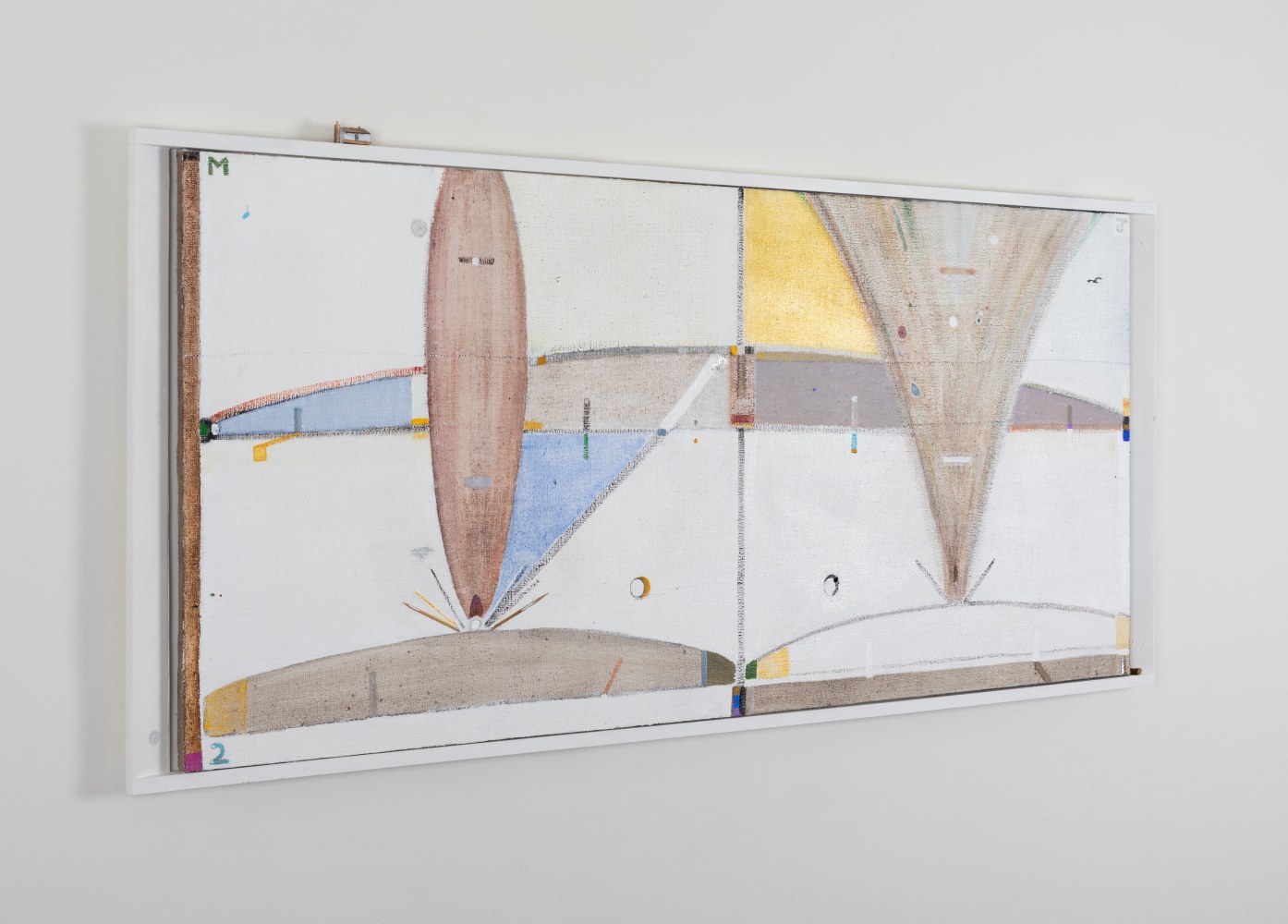 Untitled,&amp;nbsp;2018-21
mixed materials
88 x 194 x 5 cm / 34.6 x 76.4 x 2 in