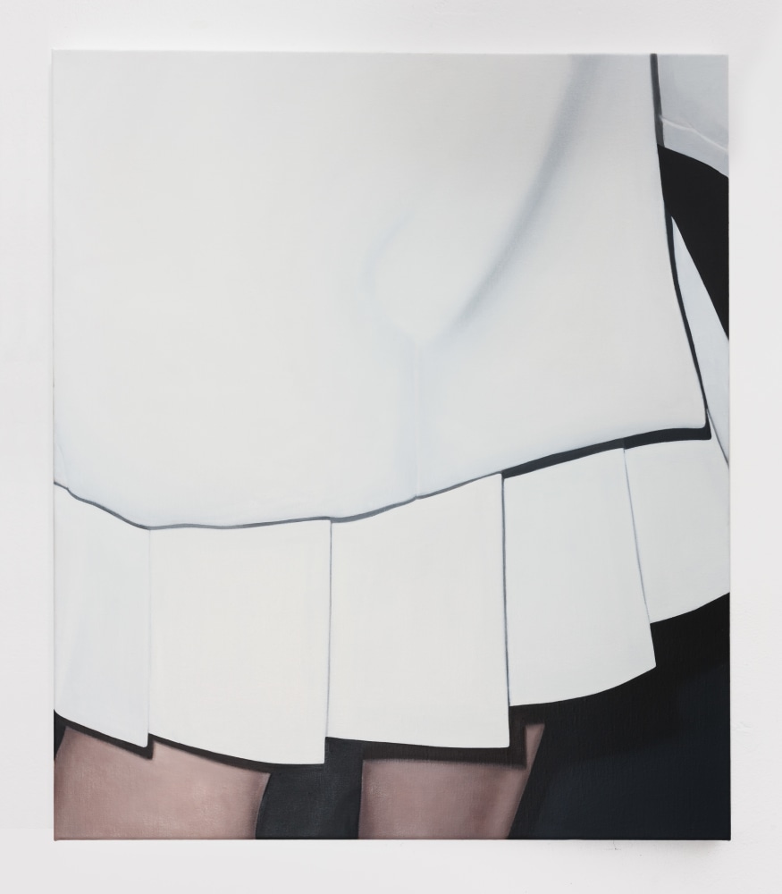 Marcel Vidal&amp;nbsp;
White Dress II, 2018
oil on linen
70 x 60 cm / 27.6 x 23.6 in&amp;nbsp; &amp;nbsp;