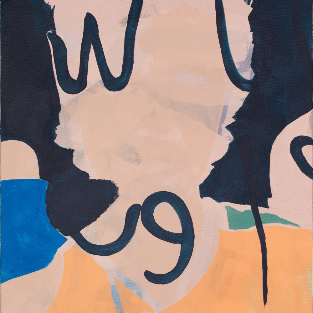 Lee Welch
I will try to speak with more simple words, 2022
acrylic on polyester
68.5 x 51 cm / 27 x 20.1 in