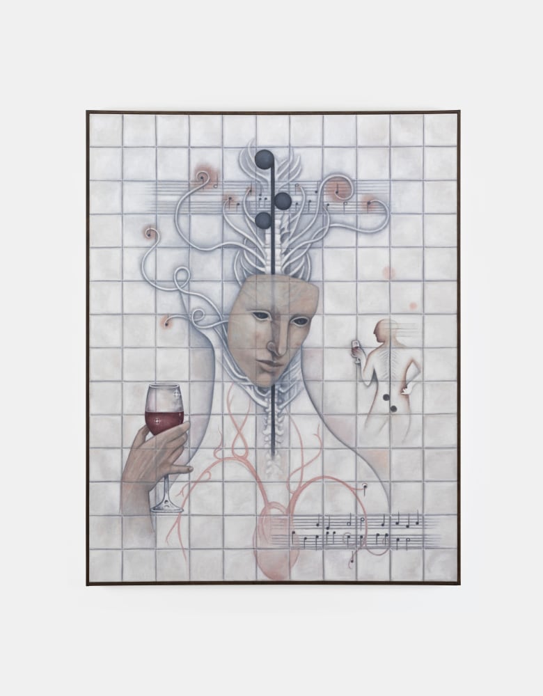 Justin Fitzpatrick&amp;nbsp;

Vasodilation (Happy Birthday),&amp;nbsp;2024

oil on linen, oak frame&amp;nbsp; &amp;nbsp;

143 x 113 x 3 cm /&amp;nbsp;56.3 x 44.5 x 1.2 in framed

&amp;nbsp;