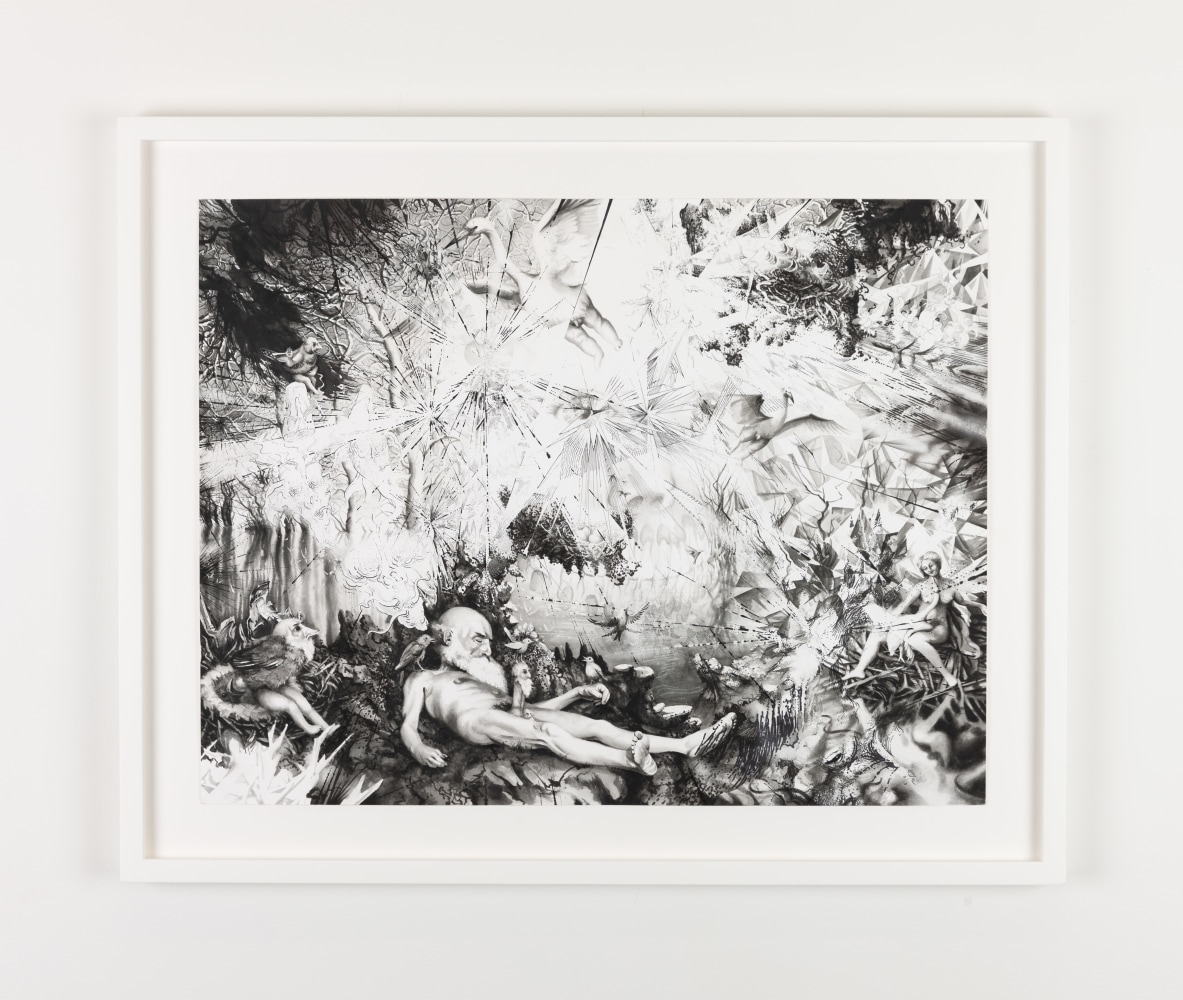 Eoin Mc Hugh&amp;nbsp;
Orzchis caldemia, 2018-2019
acrylic ink and watercolour on paper
56 x 72.5 cm / 22 x 28.5 in paper size&amp;nbsp;
70.5 x 87 cm / 27.8 x 34.3 in framed&amp;nbsp;&amp;nbsp;

&amp;nbsp;