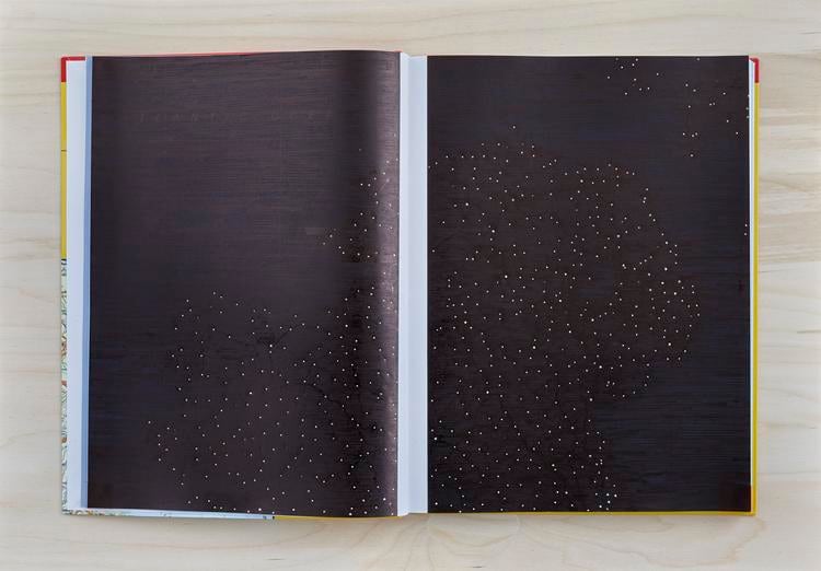 Kathy Prendergast
Atlas 4 SLIGO-BELFAST, 2016
AA Road Atlas of Europe, ink
30.5 x 43.5 x 1 cm / 12 x 17.1 x .4 in