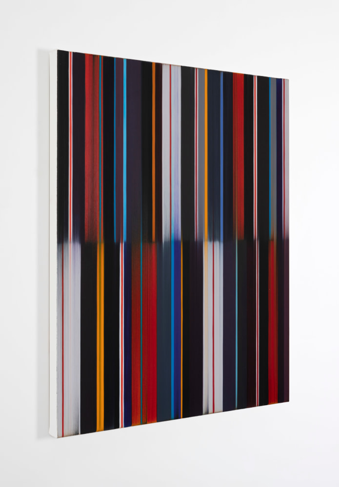 Mark Francis Compression Field (2), 2024 oil on aluminium 66 x 53 cm / 26 x 20.9 in