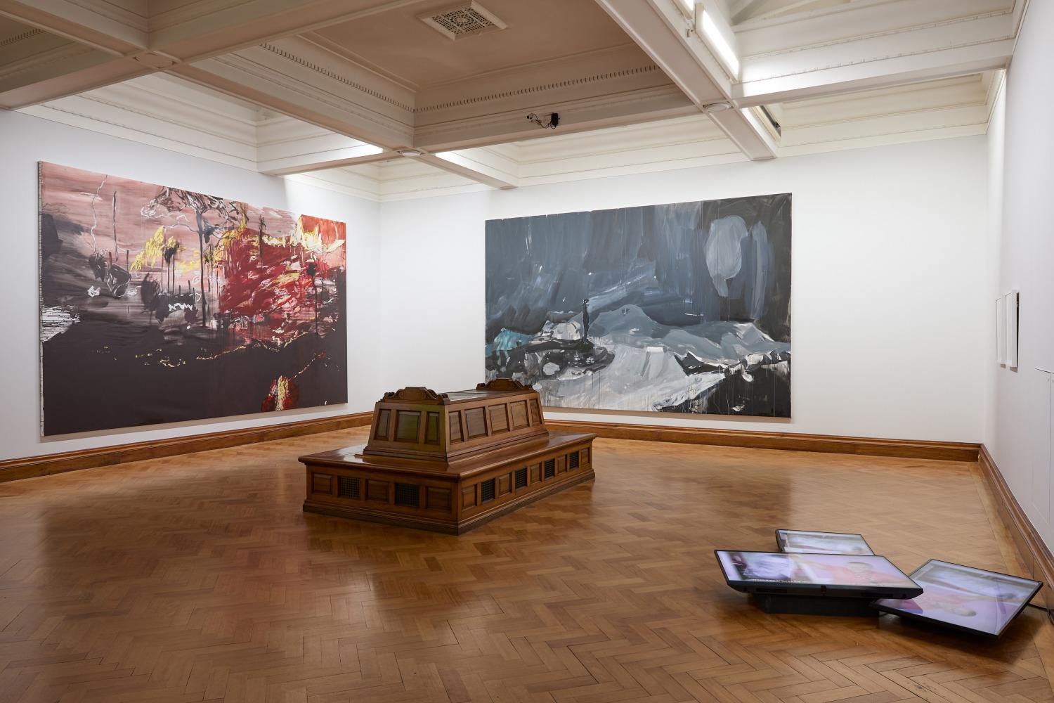 Brian Maguire, La Grande Illusion, installation view, Hugh Lane Gallery, Dublin, 2024&amp;ndash;2025